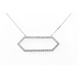 0.50ct Diamond Dress Pendant 18ct Gold