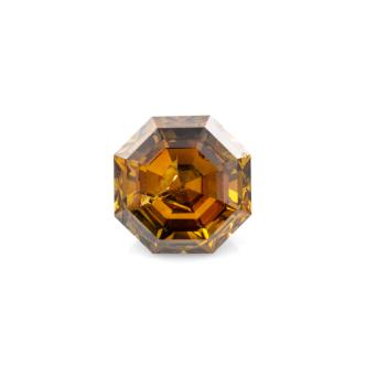 Fancy Brownish Orangy Yellow Diamond GIA 0.70ct