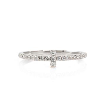Tiffany & Co. T Diamond Wire Band Ring