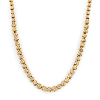 3.79ct Diamond Tennis Necklace