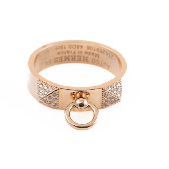 Hermes Collier De Chien Diamond Ring