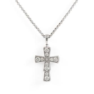 Bvlgari Serpenti Cross Diamond Pendant