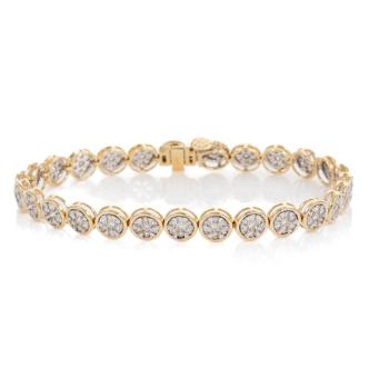3.04ct Round Diamond Bracelet