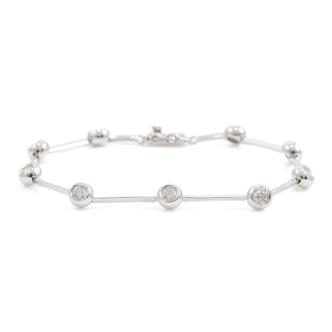 1.01ct 9 Round Diamond Bracelet