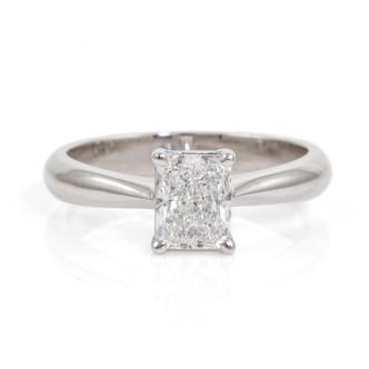1.01ct Diamond Solitaire Ring GIA E SI1