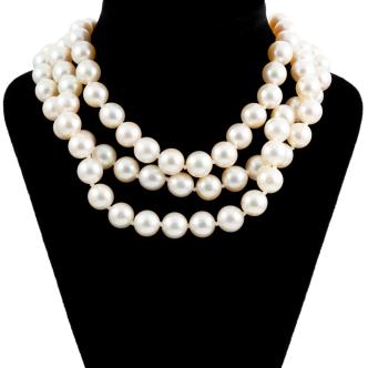 Akoya Pearl 3 Row Necklace