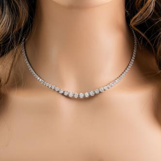 5.01ct Diamond Tennis Necklace