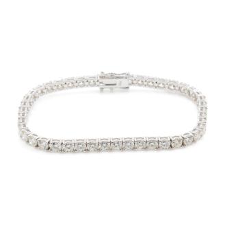 8.72ct Diamond tennis bracelet 13.0g