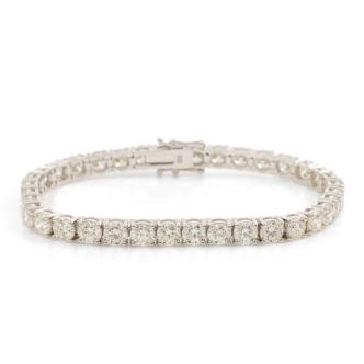 14.59ct Diamond Tennis Bracelet