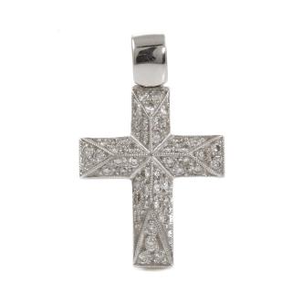 0.50ct Diamond Cross Pendant