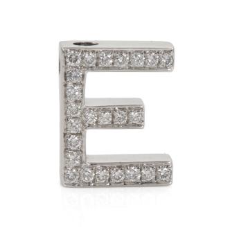 0.48ct Diamond E Pendant