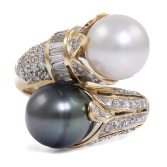 9.8mm South Sea & Tahitian Pearl Ring