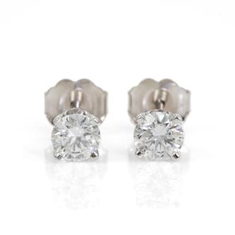 0.63ct Diamonds Studs GIA D VVS1