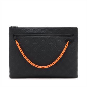 Louis Vuitton Black Solar Ray A4 Pouch