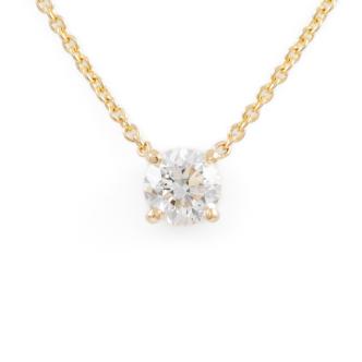 0.50ct Diamond Solitaire Pendant D SI1