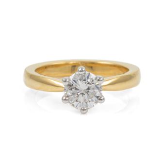 1.05ct Diamond Solitaire Ring GIA E SI1