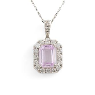 2.13ct Padparadscha Sapphire Pendant