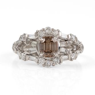 1.10ct Champagne Diamond Ring