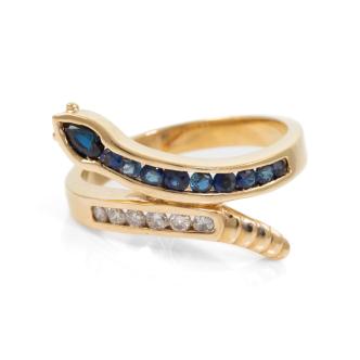 Sapphire and Diamond Ring