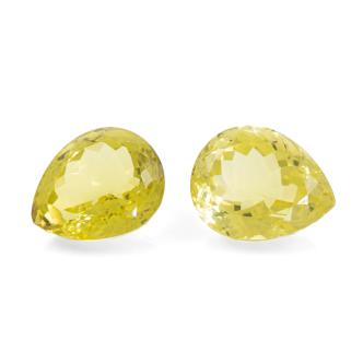 49.50ct Loose Pair of Peridot