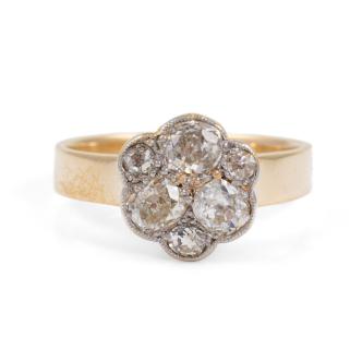 1.00ct Old Cut Diamond Dress Ring