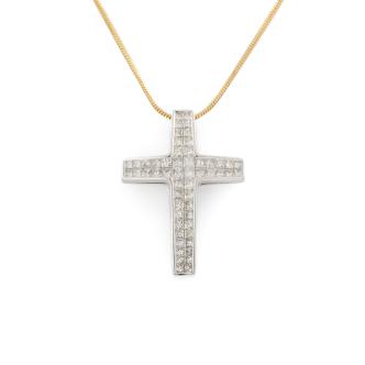 1.20ct Diamond Cross Pendant