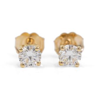0.61ct Diamond Studs GIA E IF