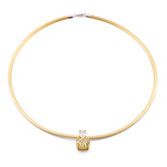 5.02ct Fancy Yellow Diamond Pendant GIA