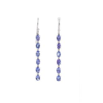 Tanzanite & Diamond Earrings