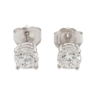 1.00ct Diamond Studs GIA D VS1