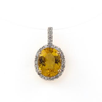 Pair of 9ct Gold Pendants