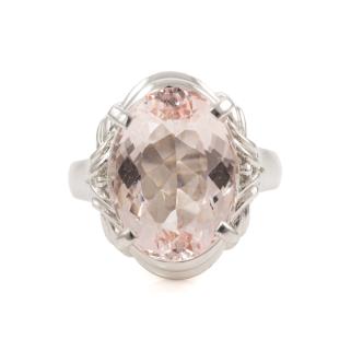 6.64ct Morganite Ring