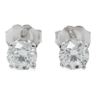 1.00ct Diamond Studs GIA D VS1/VS2