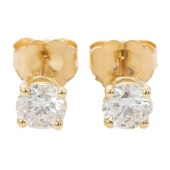 0.66ct Diamond Studs GIA D VVS1