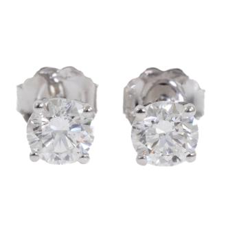 0.80ct Diamond Studs GIA D SI1