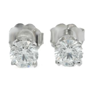 0.81ct Diamond Studs GIA D VS1