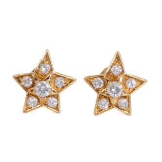 Chanel Comete Geode Diamond Earrings