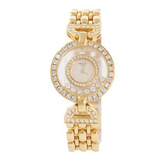 Chopard Happy Diamonds Gold Watch 79.1g