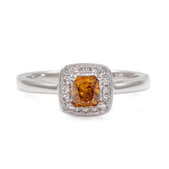 0.447ct Deep Yellowish Orange Diamond
