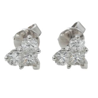 0.94ct Diamond Heart Shaped Earrings