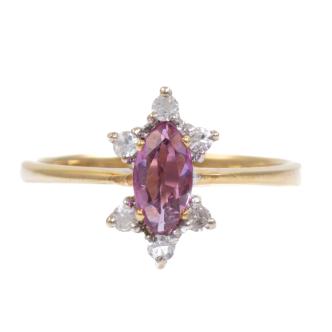 0.36ct Ruby and Diamond Ring