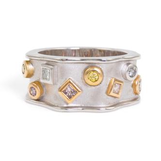 0.48ct Fancy Colour Diamond Ring