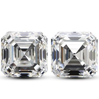 4.02ct Pair of Loose Diamond GIA H/G VS