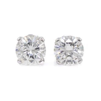 2.22ct Diamond Studs GIA G SI1, G VS2