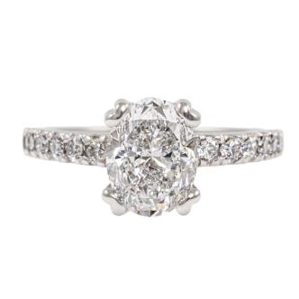 2.01ct Diamond Solitaire Ring GIA E SI1