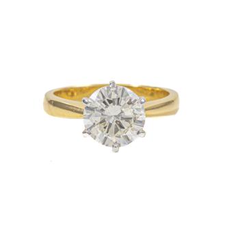 3.01ct Diamond Solitaire Ring GIA J SI1