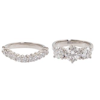 Diamond Trilogy and Eternity Ring Set