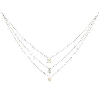 1.34ct Diamond Layered Pendant