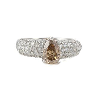0.66ct Champagne Diamond Ring