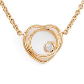 Hermes Vertige Coeur Diamond Necklace